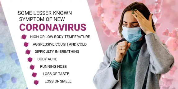 Some lesser-known symptom of new coronavirus symptoms